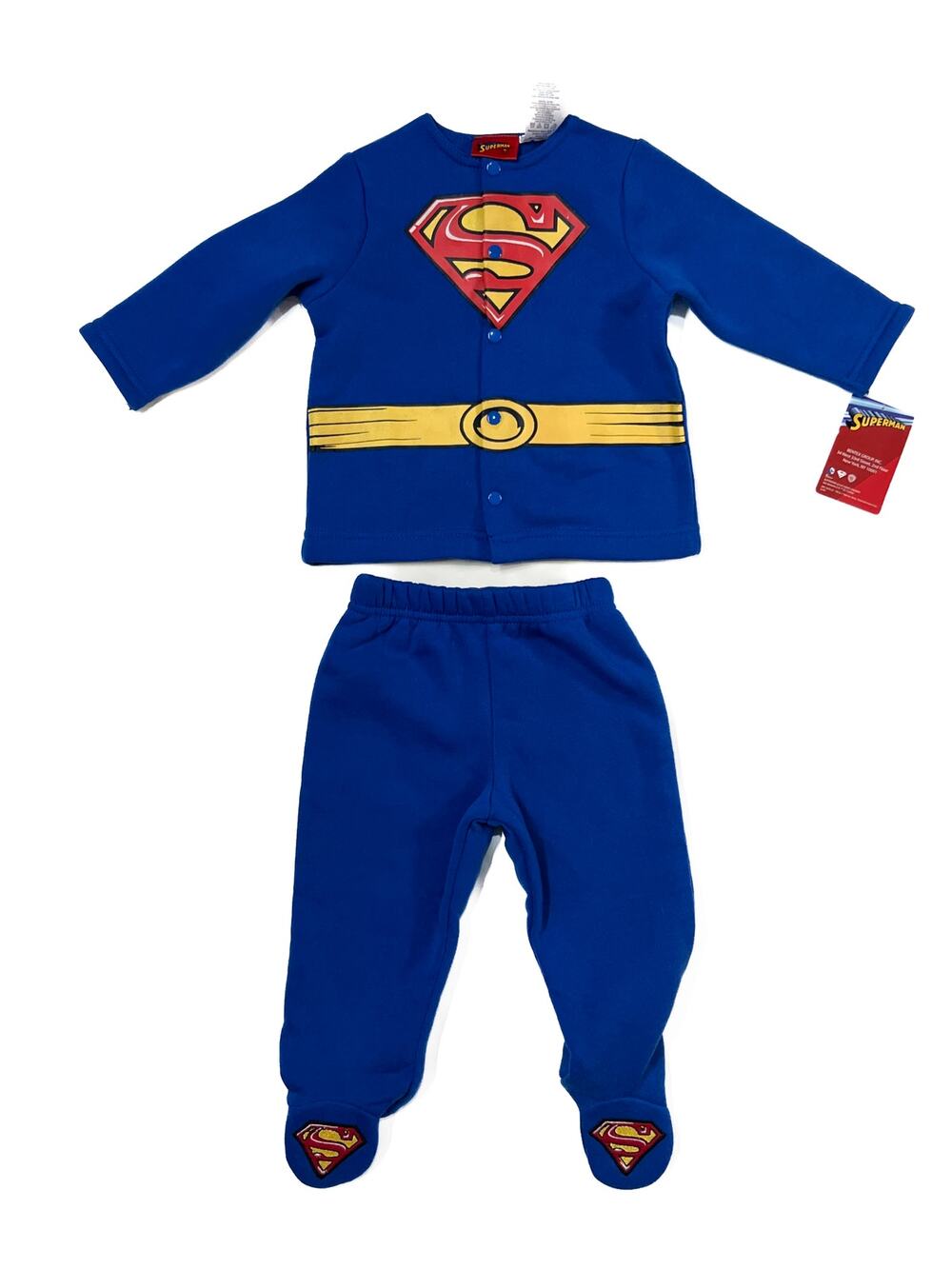 SUPERMAN BABY SET SIZE 3/6M